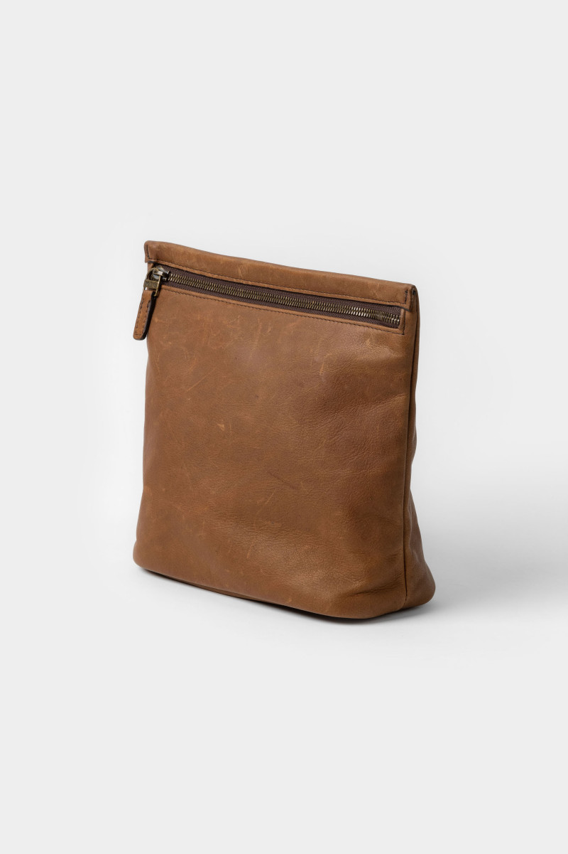 Large Reclaimed Zipper Pouch | Functional & Stylish Storage